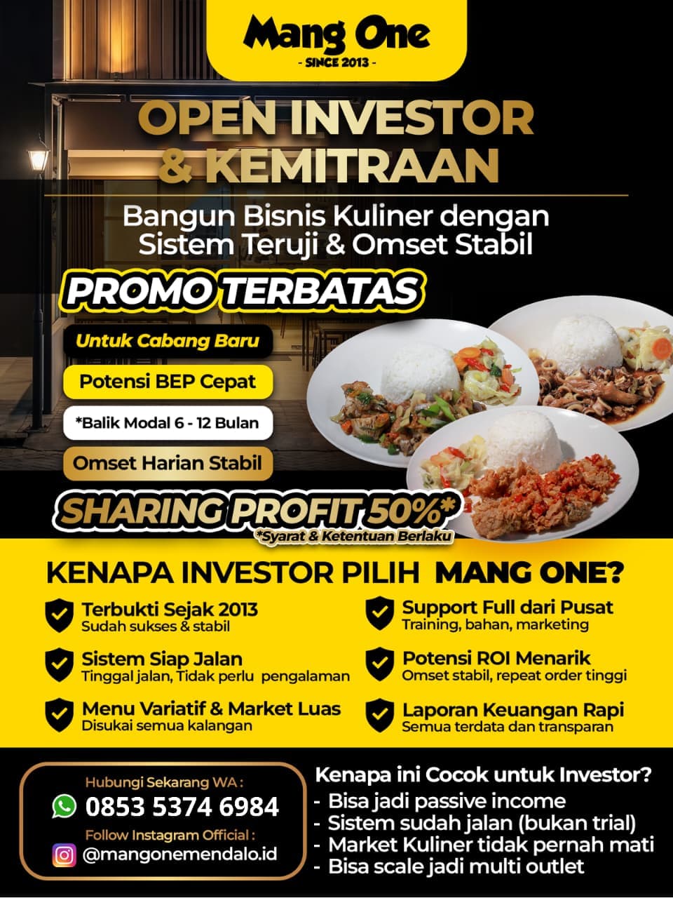 Mang One Promotion Flyer